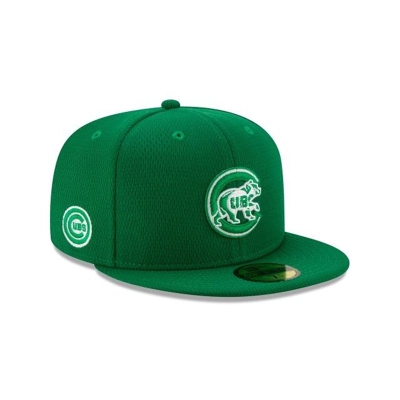 Chicago Cubs Gorra | New Era MLB St Patricks Day 59fifty Fitted Cap Mexico - Verdes